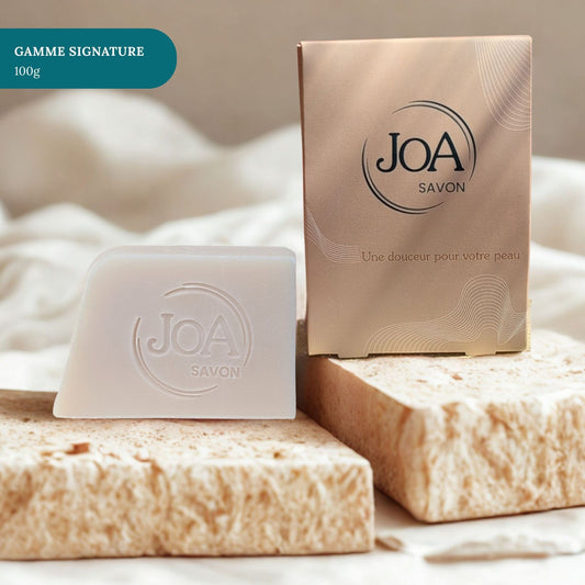 Savon Lait de Figue Joa Savon gamme Signature 100g avec packaging élégant