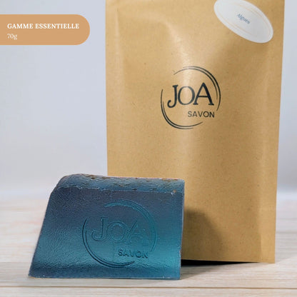 Savon Algues Joa Savon gamme Essentielle 70g avec packaging minimaliste