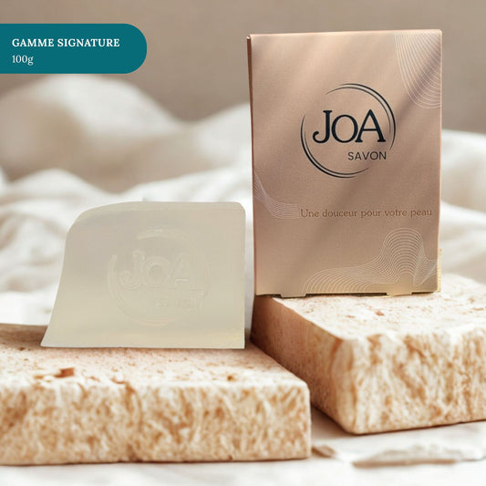 Savon Argan Joa Savon gamme Signature 100g avec packaging élégant
