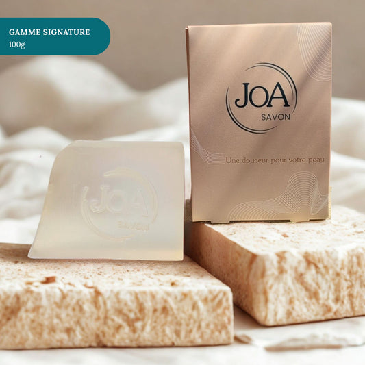 Savon Calendula Joa Savon gamme Signature 100g avec packaging élégant