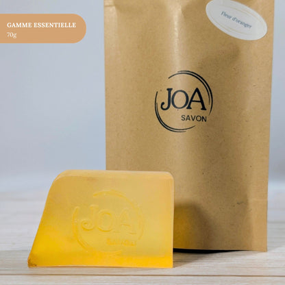 Savon Fleur d’Oranger Joa Savon gamme Essentielle 70g avec packaging minimaliste