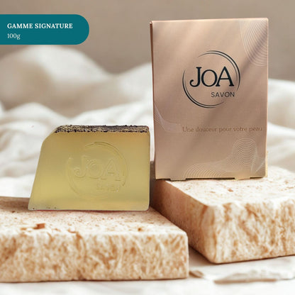 Savon Fruit de la Passion Joa Savon gamme Signature 100g avec packaging élégant