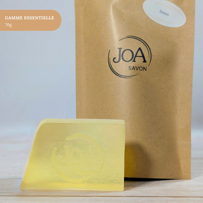 Savon Jasmin Joa Savon gamme Essentielle 70g avec packaging minimaliste