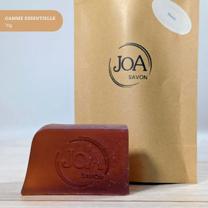 Savon Monoï Joa Savon Essentielle 70g avec emballage, parfum monoï doux