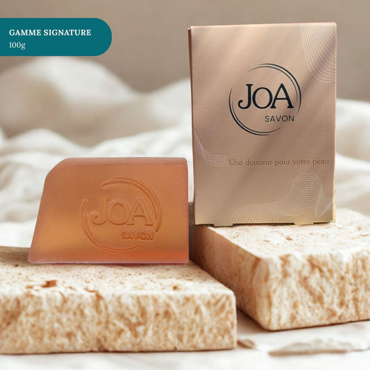 Savon Muxu Joa Savon gamme Signature 100g avec packaging élégant
