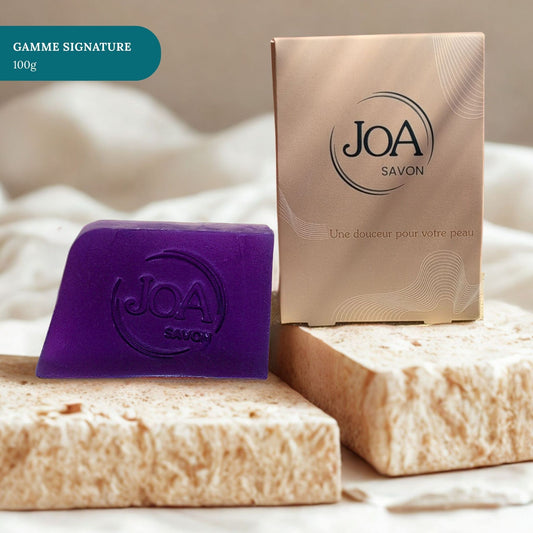 Savon Patchouli Joa Savon gamme Signature 100g avec packaging élégant