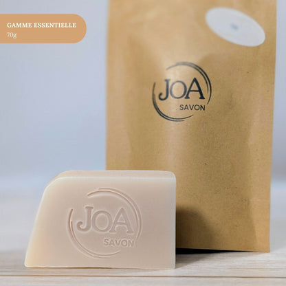 Savon Talc Joa Savon gamme Essentielle 70g avec packaging minimaliste